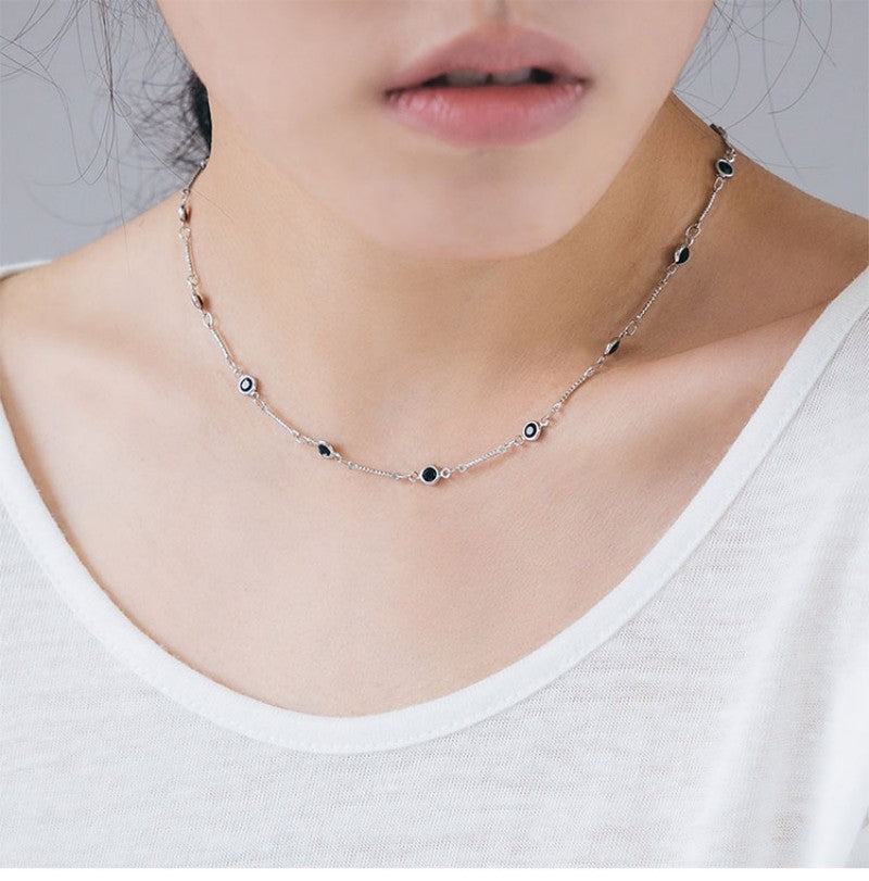 2022 Korean Wave New StrayKids with Necklace Fashion Twist Chain Zircon Clavicle Chain Accessories Men and Women Jewelry Gift