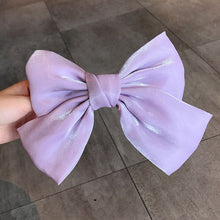 Load image into Gallery viewer, High Quatity Solid Color Big Bow Hairpins for Girl Popular Hair Clip for Women Sweet Two-layer Satin Hairgrip Hair Accessories