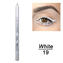 Load image into Gallery viewer, 14 Colors Long-lasting Eye Liner Pencil Waterproof Pigment Blue Brown Black Eyeiner Pen Women Fashion Color Eye Makeup Cosmetic