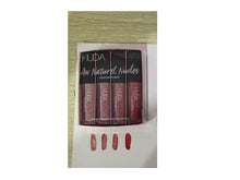 Load image into Gallery viewer, 4Pcs/Set HUDA Lip Gloss Mini Lip Glaze Set Four Matte Waterproof Non-stick Non-fading Lipsticks Makeup Women Cosmetic Lip Care