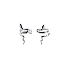 Load image into Gallery viewer, 1pc S925 SilverSnake Ear Cuff Non-Piercing Ear Clip Earrings for Women Men Fake Cartilage Earring Cuff Trend Jewelry Drop Ship