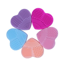 Load image into Gallery viewer, Makeup Brush Cleaner Washing Brush Pad Cleaning Mat Cosmetic Brush Cleaner Universal Make up Tool Scrubber Box