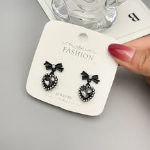Load image into Gallery viewer, Pearl Earrings 2022 for Women Irregular Women Love Butterfly Jewelry Earing Fashion Korean Delicate Pearl Bow Tie New Earrings