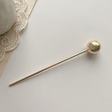 Load image into Gallery viewer, 2022 New Koren Hair Hairpins for Women Gold Fork Disk Barrette Clip Hair Sticks One-character Wedding Headwear Hair Accessories