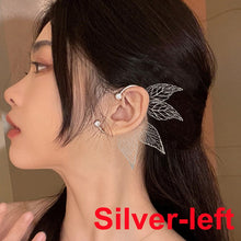 Load image into Gallery viewer, 1PC Fashion Cute Leaf Clip Earring For Women Without Piercing Punk Rock Sparkling Zircon Ear Cuff Girls Ear-hook Jewelry Gifts