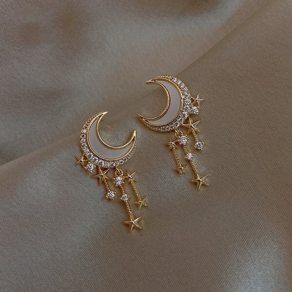 Exquisite Opal Leaves Flower Stud Earrings for Women Shiny Rhinestone Zircon Geometric Oval Earring Girl Party Statement Jewelry