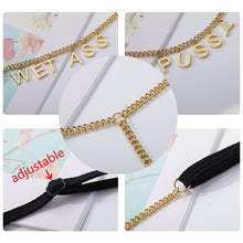 Load image into Gallery viewer, Chains for Custom Waist Body Chain Gold Stainless Steel Body Chain Personalized Body Chain for Women Sexy Body Jewellery