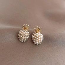 Load image into Gallery viewer, 2022 New Korean Light Luxury Flower Stud Earrings For Women Crystal Zircon Moon Planet Pearl Temperament Earrings Jewelry Gifts