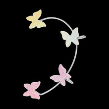 Load image into Gallery viewer, 2022 New Fashion Multicolor Butterfly Ear Clip Earrings For Women Zircon Luminous Paillette Non Piercing Earrings Jewelry Gifts
